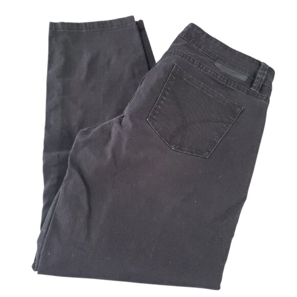 Calvin Klein Jeans Women's Black Skinny Crop Jeans 4 - Picture 1 of 5